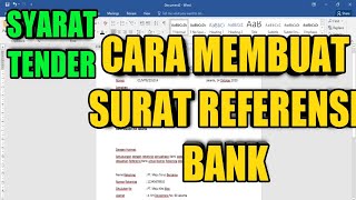 How to Write a Bank Reference Letter | Mahir Office