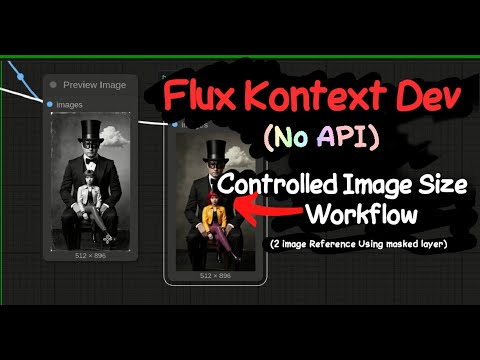 Flux Kontext [dev]: Custom Controlled Image Size, Complete Walk-through ...
