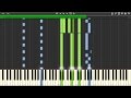 Snow Patrol - What If This Storm Ends Piano (Synthesia)