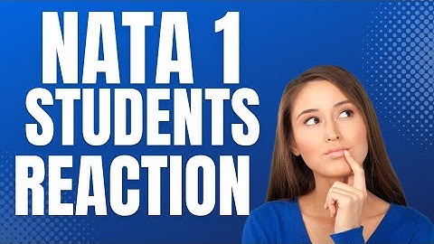 Watch the enthusiastic reactions of our NATA 2023 morning session students | #NATA2023