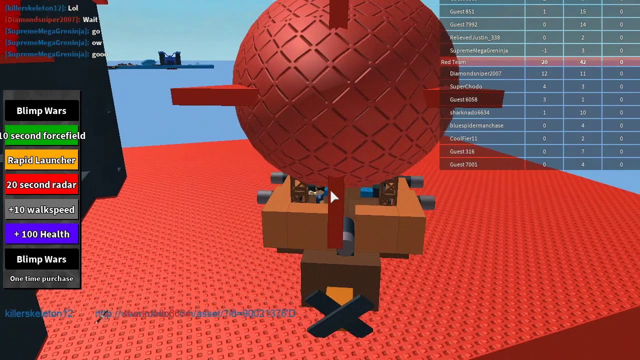Spidermanproductions Plays Roblox Classic Blimp Wars Youtube - roblox blimp wars