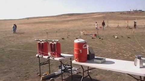 ModelRockets.us Centauri Rocket and Boostoh Booster Launch