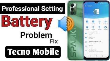Tecno Phone Professional Battery Setting | Battery Not Charging Problem In Tecno