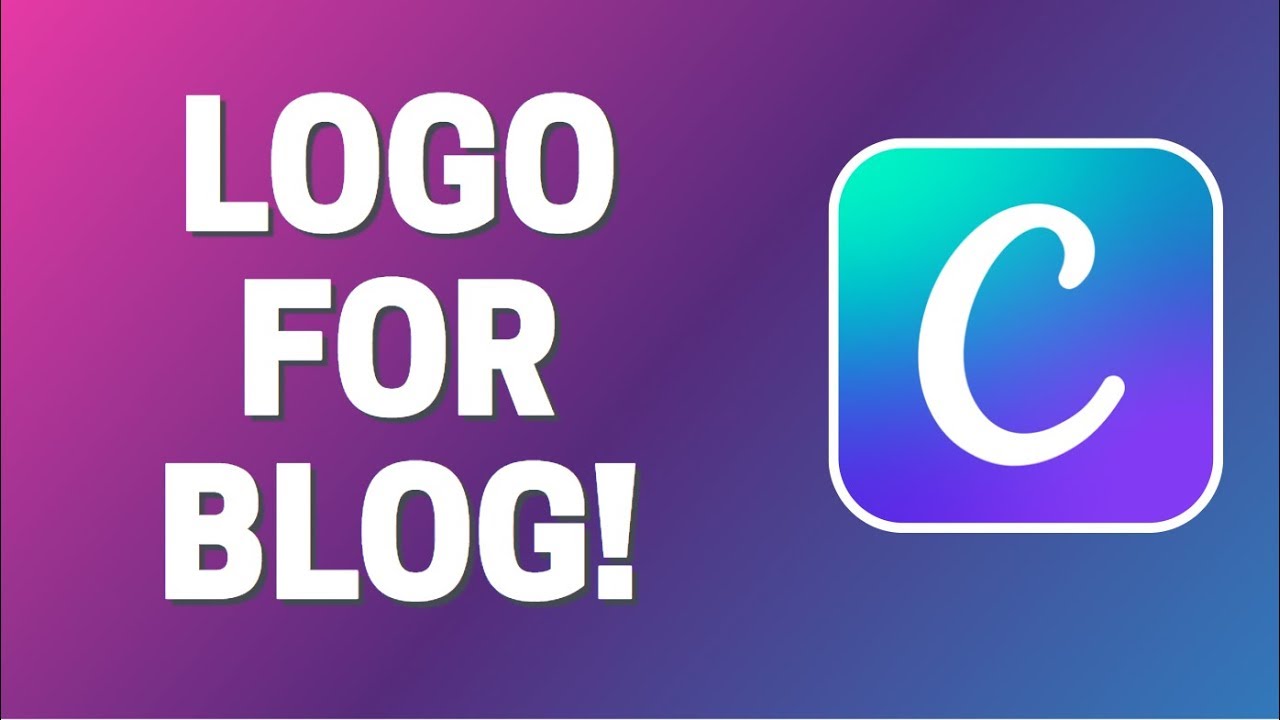 How To Create Logo For Blog In Canva - YouTube