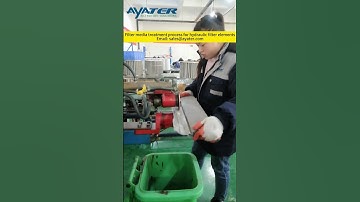 Filter media treatment process for hydraulic filter elements