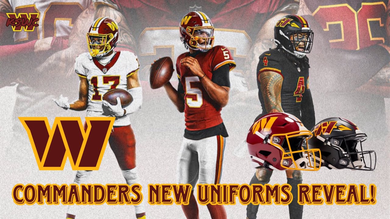 Commanders Reveal New Uniforms! SB Era Jerseys + New Black Jerseys and ...