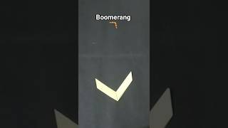 paper boomerang