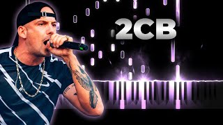 RAF Camora feat. Luciano - 2CB instrumental piano karaoke