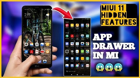 MIUI 11:App Drawer in miui 11 for any Xiaomi devices