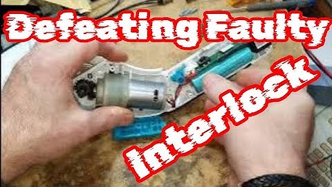 Modifying Electric Scissors Safety Interlock