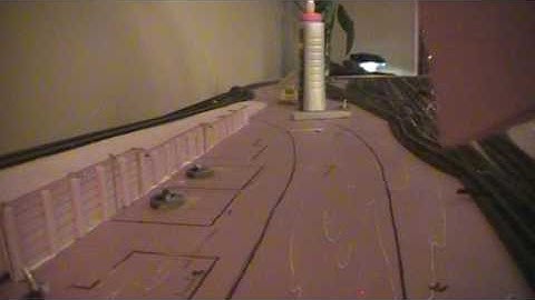 Ho Scale Model Railroad Shelf Layout update 6