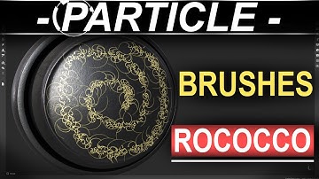 Substance-Painter: Particle Brushes (ROCOCCO)