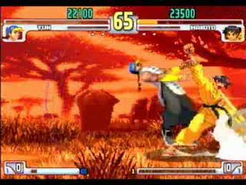 SFIII 3rd Strike - Yun [Riddick] vs Makoto [KikuJ]