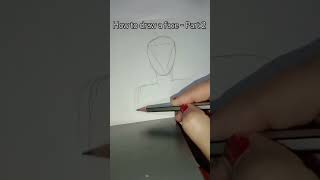 Subscribe for tutorial ✏️ simple and easy face art tutorial-Part 2 ✏️#art #share #subscribe #shorts