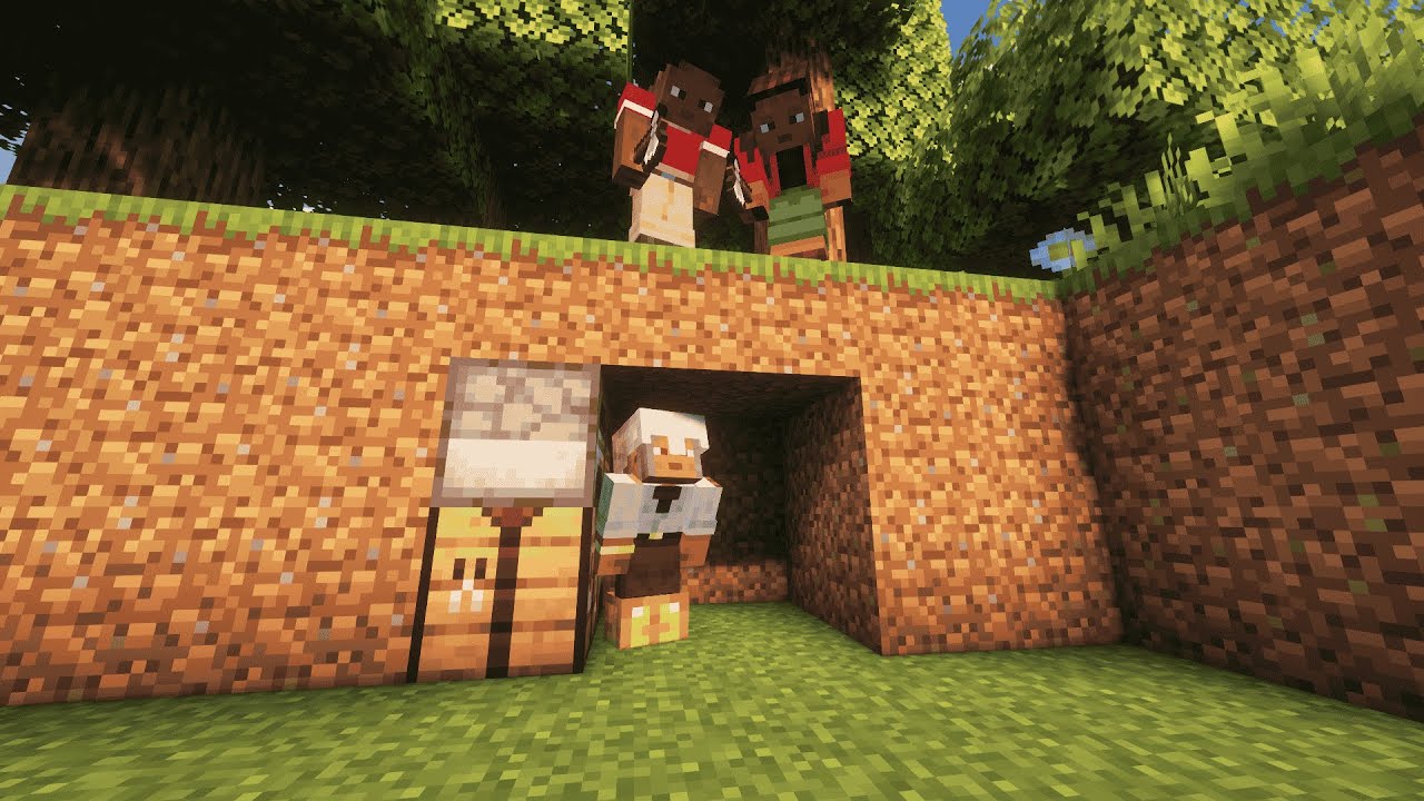 MINECRAFT MANHUNT - 2 LOVCA 1 SKRIVAC