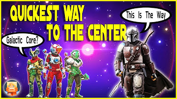 Fastest Way to the Galaxy Center! How to Get to the Galactic Core in No Man
