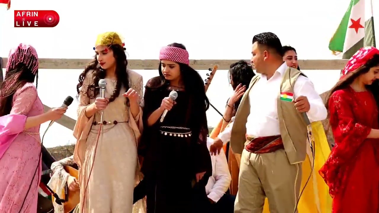 عفرين الباسوطة اليوم عيد النوروز فرقة راپرين