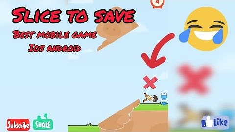 best mobile game, iOS android | Slice to save || fully Animated Game #bestgame #iosandroidgame