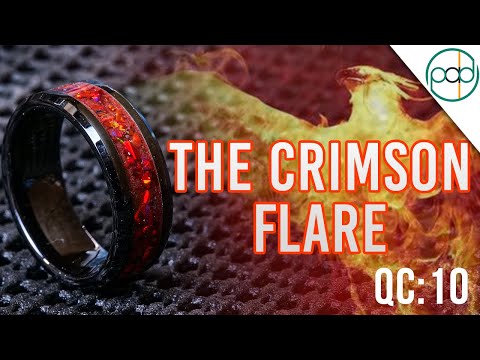 How to Make a Ring with Crushed Opal and Garnet Fragments | QC:10