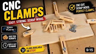 Every CNC Shop Needs These Simple Scrap Wood Clamps
