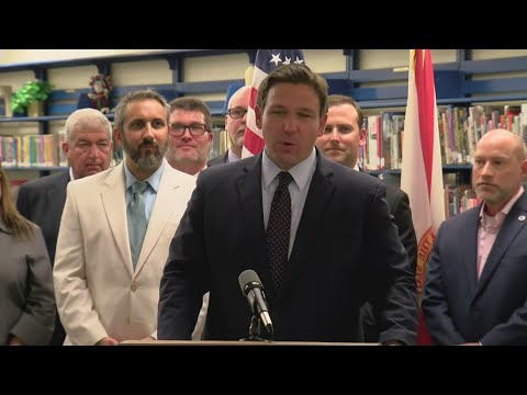 Gov. Ron DeSantis signs 3 education bills focused on civic literacy at Fort Myers middle school