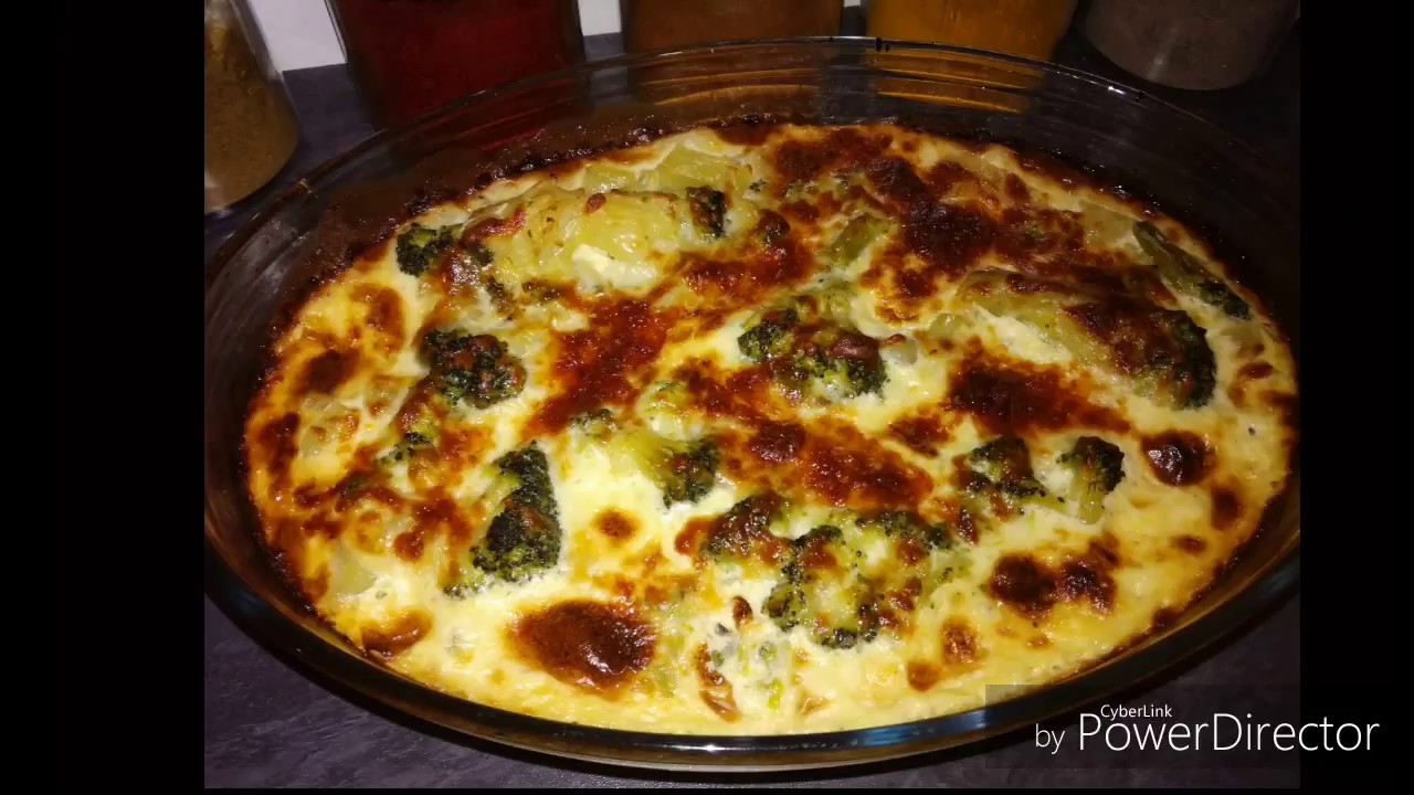 Gratin Chou Fleur Et Brocolis Youtube