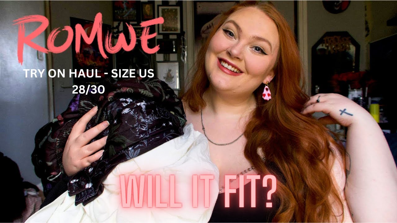 Does Romwe 4XL fit a US 30? | Try On Haul Plus Size