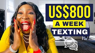 Make US$800 A Week Texting (Chatting) With These 10 Websites - Available Worldwide