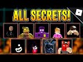 How to unlock ALL OF THE SECRET CHARACTERS & BADGES in AFTONS FAMILY DINER | Roblox