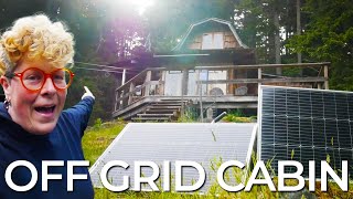 Off Grid Cabin Solar Panel Installation Vanlife with Flossy Roxx