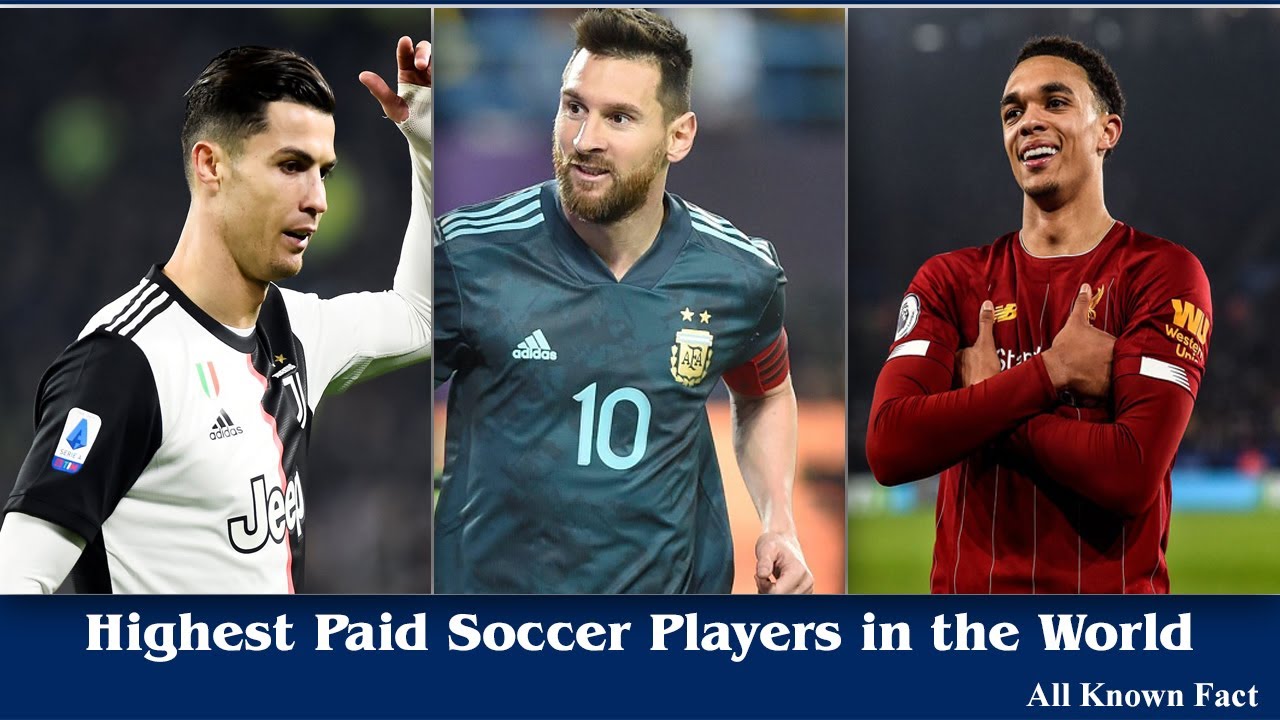 Highest Paid Football players In The World Lionel Messi , Cristiano Ronaldo, Neymar Jr.,Paul