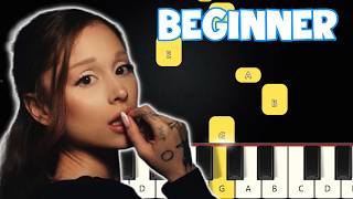 hate that i made you love me - Ariana Grande | Beginner Piano Tutorial | Easy Piano screenshot 1