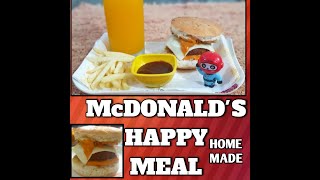 McDonalds Happy Meal Burger (मैक्डोनाल्ड्स हेपि मिल बर्गर) - Burger Tikki (बर्गर टिकी )