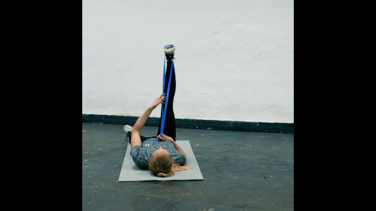 Resistance Band | Hamstring Stretch - YouTube