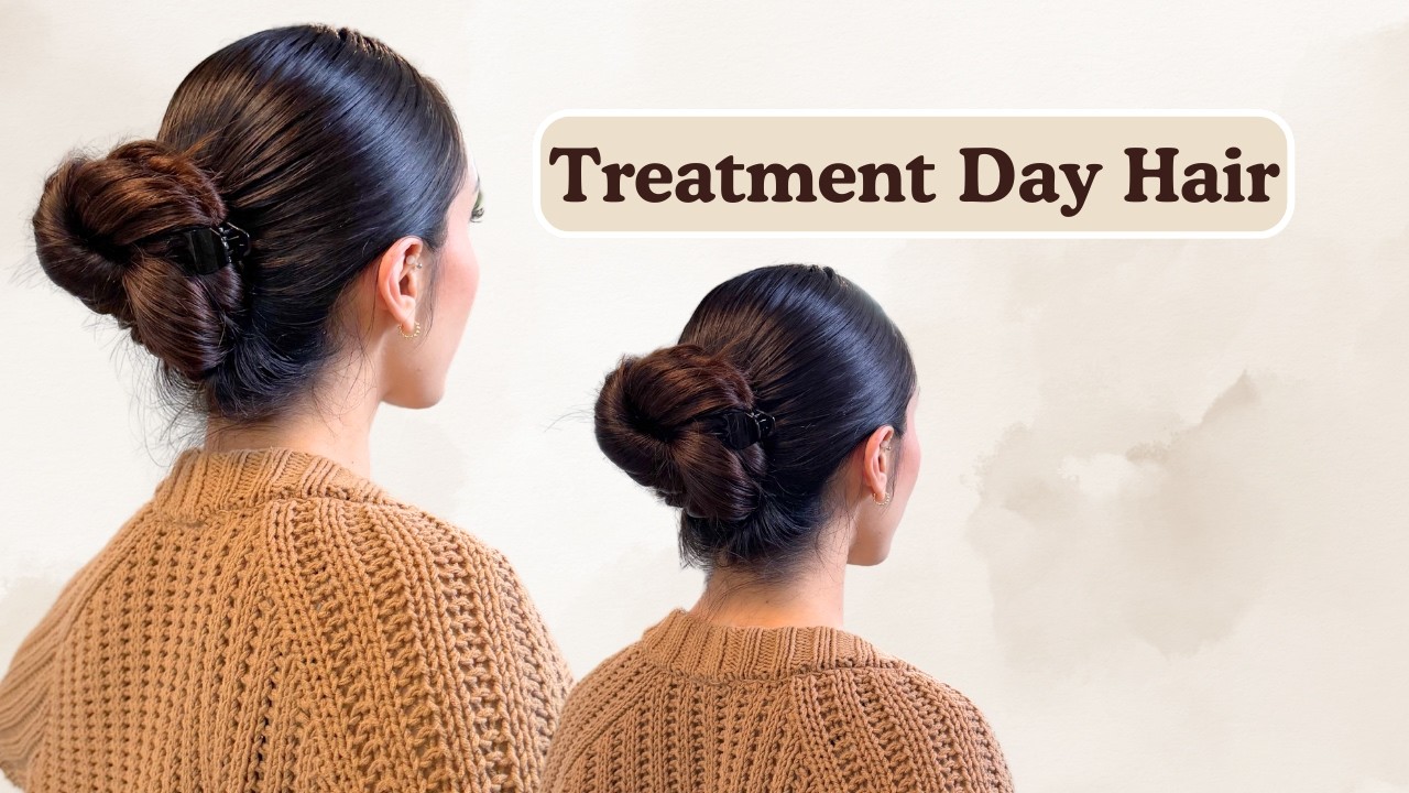 How I Wear My Hair During Oil Treatments (Protective & Cute)