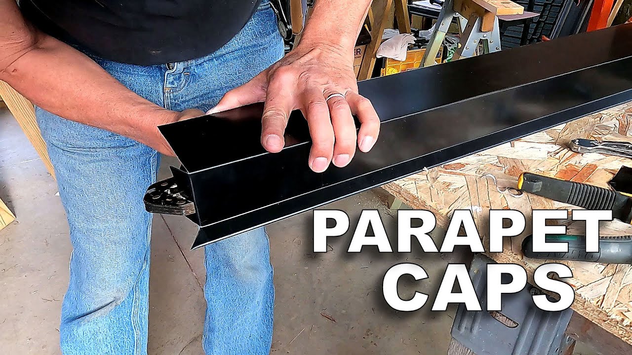 Parapet Caps on Our Flat Roof Project [All Done But One] YouTube