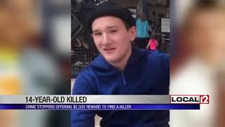 Crimestoppers to offer reward for information on 14-year-old's murder