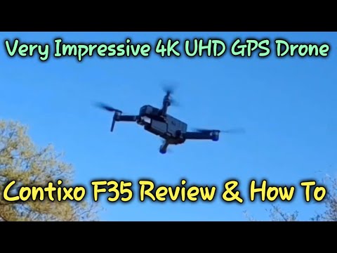 Contixo F35 GPS Drone Informative Review [Unboxing, Setup, Test Flight,How To] #contixo #drone #fun