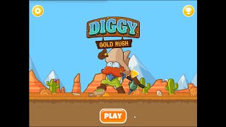 Diggy Gold Rush Walkthrough