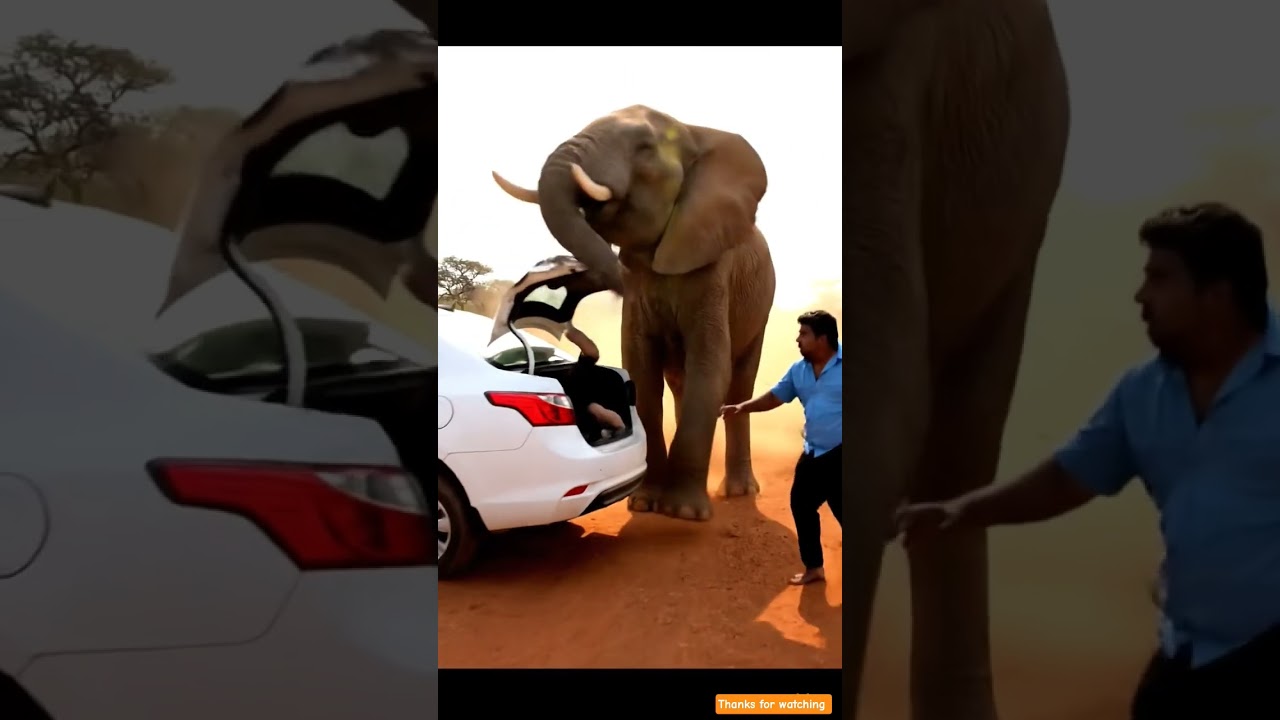 Car Ki Diggi Me Saman Rakhte Hi Sher Ka Achanak Hamla | 😱Shocking Lion Attack