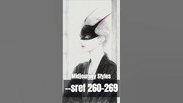 MidJourney Style Reference Codes (sref) 260-269: Unlock 10 Unique AI Art Styles #Midjourney #sref