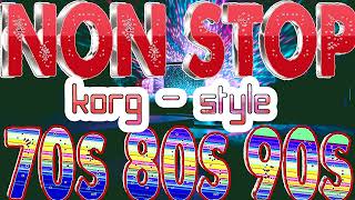 non stop korg style 70s 80s 90s disco mix