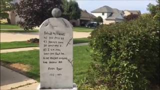 Pneumatic Haunted Tombstone