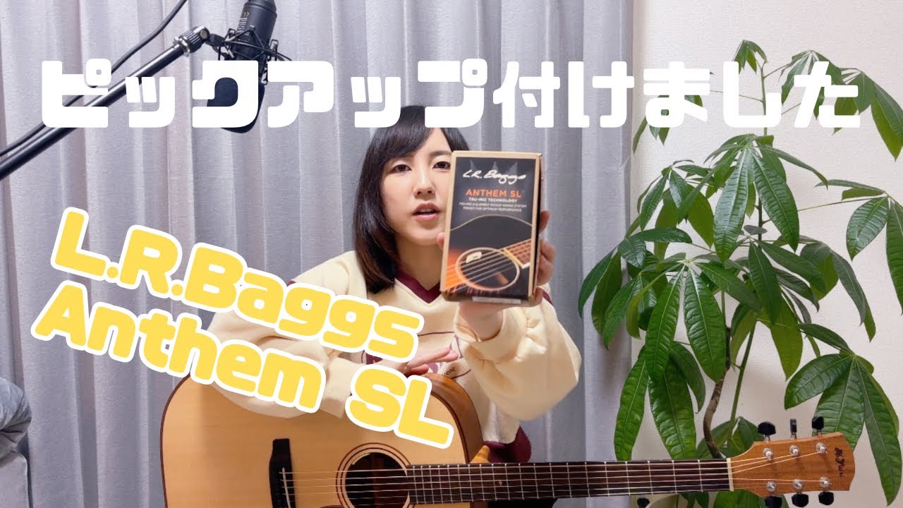 ピックアップ付けました！ 〈L.R.Baggs Anthem SL〉 - YouTube