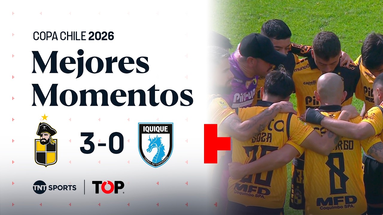 Compacto TOP | 🟡⚫ Coquimbo Unido 3 - 0 🔵🐉 Deportes Iquique | Copa Chile 2026 - Fecha 3