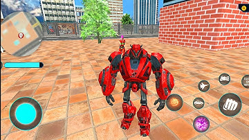Red Mirage Transformation Jet Robot Car Game 2020 #23 - Android Gameplay