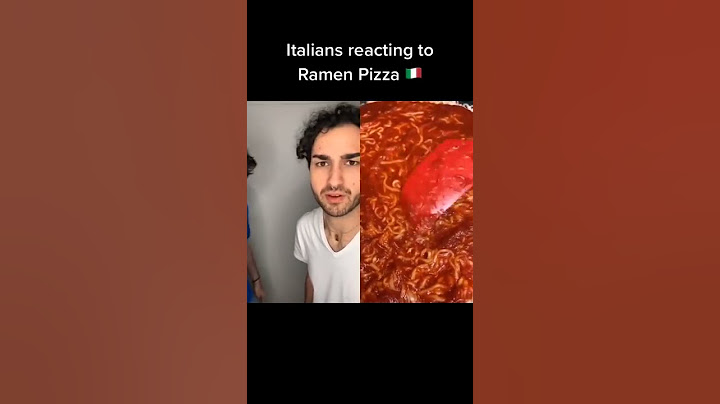 Italians reacting to RAMEN PIZZA 😱 #shorts