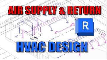 Revit Analytical tools to Size and Design HVAC System Part 2 - Air Supply & Return Duct Routing
