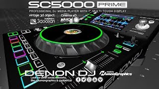 3D | Denon DJ SC5000 Prime series | Made in Cinema 4D