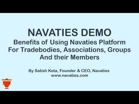 Navaties: How Trade Bodies and Their Members take value from Navaties